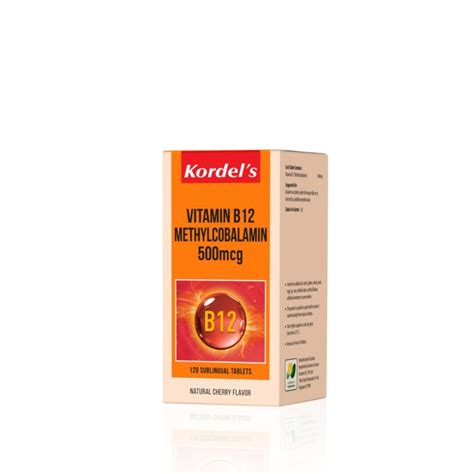 Vitamin B Methylcobalamin Mcg Kordels