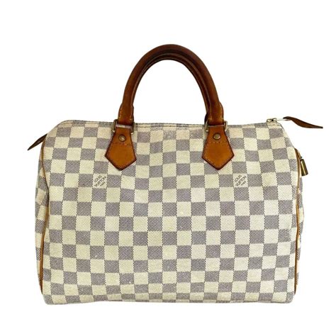 Bolsa Louis Vuitton Speedy Damier Azur Inffino Brech De Luxo