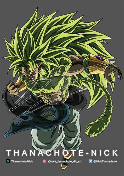 Broly Legendary Wereoozar Dbxv Color By Thanachote Nick On