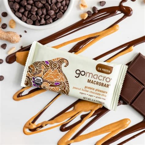 GoMacro Peanut Butter Chocolate Chip Protein Bar 2 4 Oz QFC