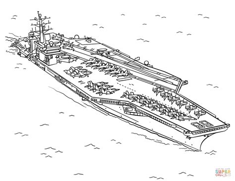 Kolorowanka Uss Nimitz Kolorowanki Dla Dzieci Do Druku