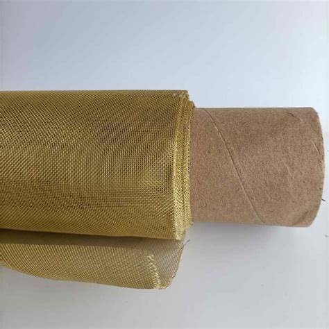 Heat Resistant 2 34 Mesh Copper Wire Mesh Roll Brass Filter Screen Mesh