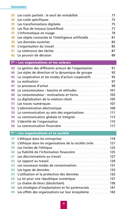 Objectif BAC Fiches 1re Et Tle STMG Management Sciences De Gestion Et