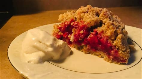 Gluten Free Strawberry Crumb Pie Youtube