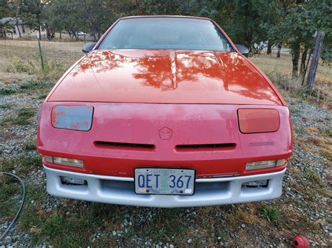 Dodge Daytona Hatchback Red Fwd Manual Es For Sale