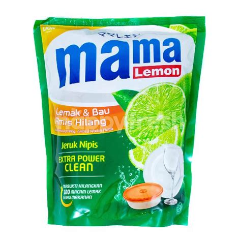 Jual Mama Lemon Extra Clean Dishwashing Liquid With Lime Extract Di