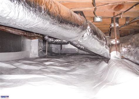 Crawl Space Repair Installing A Cleanspace Crawl Space Encapsulation System In Greenville Nc