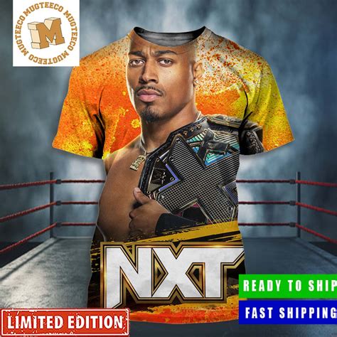 Wwe Nxt Carmelo Hayes Nxt Champion Spring Breaking Poster All Over