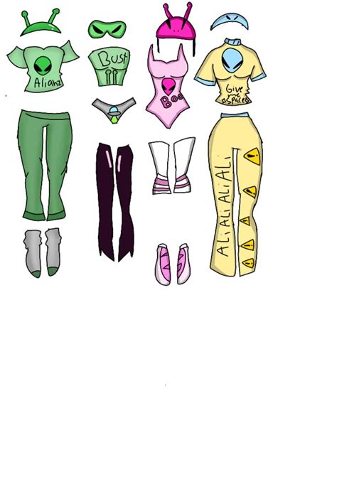 Paper Doll Clothes 1 Aliens Lol Dolls Paper Dolls Doll Clothes