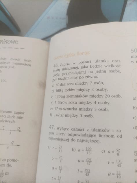 Zadanie Strona Zadanie Strona Klasa Matematyka U Amek