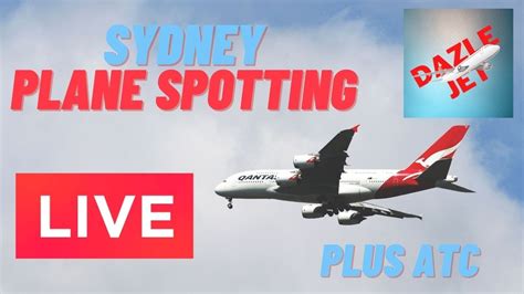 🔴live Plane Spotting At Sydney International Airport Australia Plus Atc Heavy Aircraft🔴 68