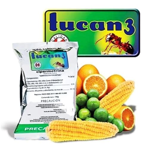 Mata Hormigas Tucan Insecticida Cipermetrina Polvo Seco Bioclean