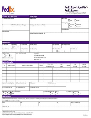 18 Printable Commercial Invoice Template Fedex Forms Fillable Samples