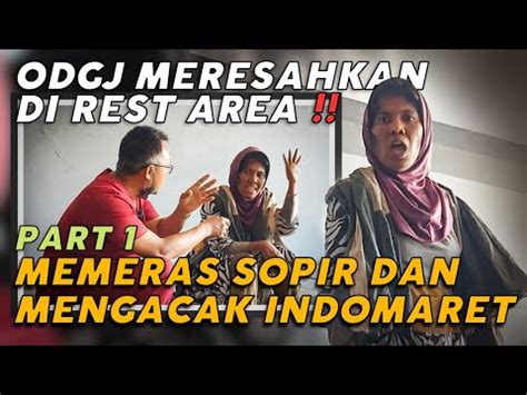 Odgj Wanita Terjebak Dan Terperangkap Di Rest Area Jalan Tol Serang