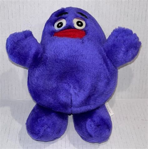 Vintage McDonald's, GRIMACE PLUSH TOY (Excellent Condition, 8 Inches Tall) | #4654467440