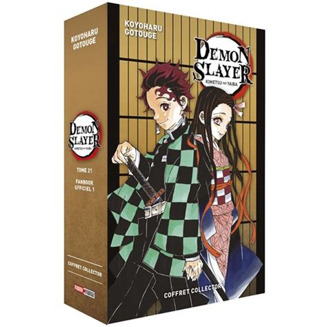 Demon Slayer Kimetsu No Yaiba Coffret Collector Tome 21 Fanbook