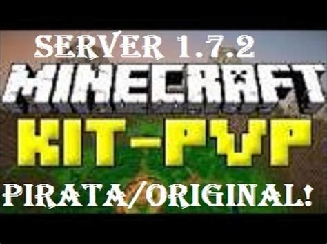 Server 1 7 2 Pirata Original Treino De Pvp Kits YouTube