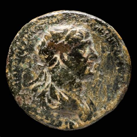 Romeinse Rijk Trajan 98 117 N Chr As Rome AD 114 117 Two