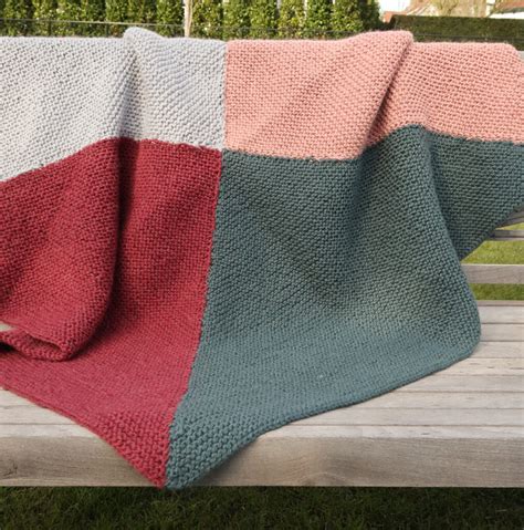 Quadrant Easy Baby Blanket Knitting Pattern Knitting With Chopsticks