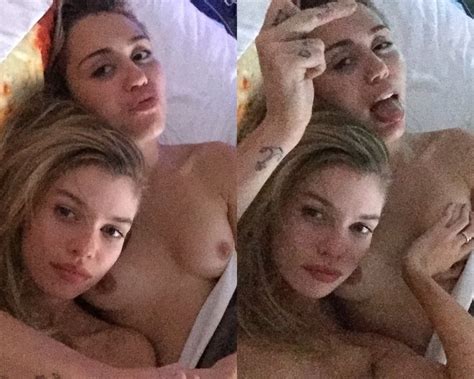 Miley Cyrus And Stella Maxwell Lesbian Sex Tape Video Is C 1 Pics Xhamster