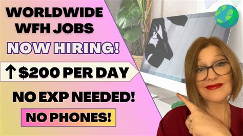 200day Remote Jobs Worldwide 🌍 No Experience Work From Home Jobs