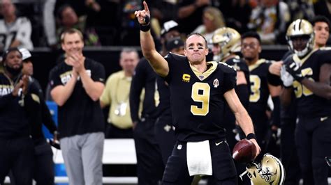 Drew Brees Incredible Night Captures Nfls All Time Passing Td Record