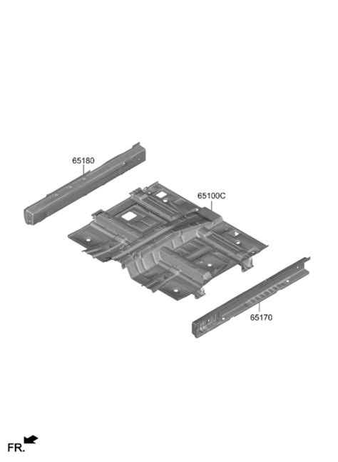 Panel Floor Kia Sorento Hybrid