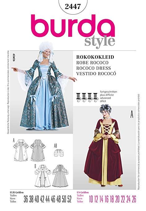 Costume Sewing Patterns Fashion Sewing Pattern Dress Sewing Pattern