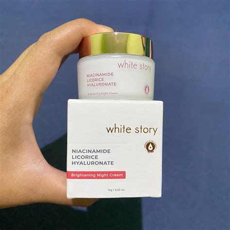 NEW White Story Brightening Night Cream Kesehatan Kecantikan Kulit