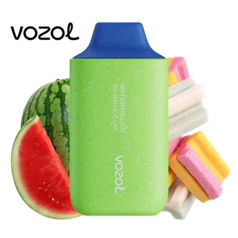 Watermelon Bubblegum By VOZOL Star 6000 Puffs Disposable Pod Si Omar