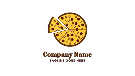 Pizza With Bite Logo 17216881 Vector Art at Vecteezy