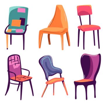 Chairs Clipart Chair Vector Collection Cartoon Chairs Clipart