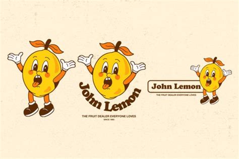 John Lemon Vintage Mascot Design Graphic By Namanyastudios · Creative