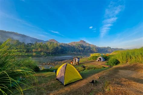 Foto Rute Ke Potrobayan River Camp Tempat Camping Tepi Sungai Di