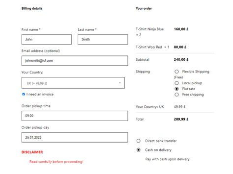 Flexible Checkout Fields Woocommerce Checkout Field Editor