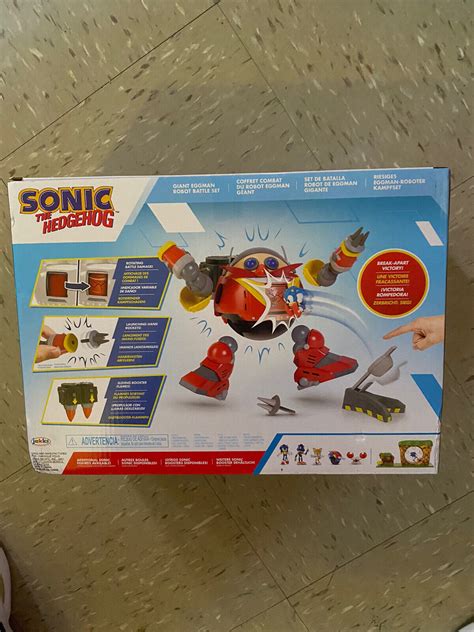 Mavin Jakks Pacific Sonic The Hedgehog Giant Eggman Robot Battle 30th