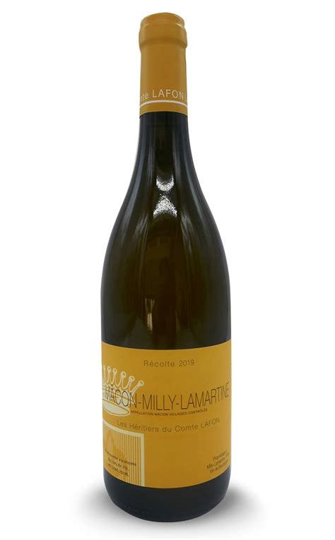 Bourgogne Les Héritiers du Comte Lafon Mâcon Milly Lamartine 2019