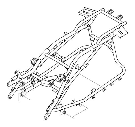 Bmw K1200lt Rear Frame 46517671769 Cross Country Cycle Metuchen Nj