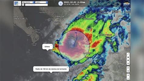 Sigue activa la Alerta de Huracán en Nayarit por Orlene OSN