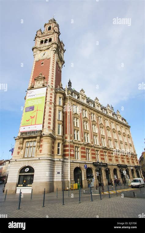 Chambre De Commerce In The Center Of Lille France One Of The Most