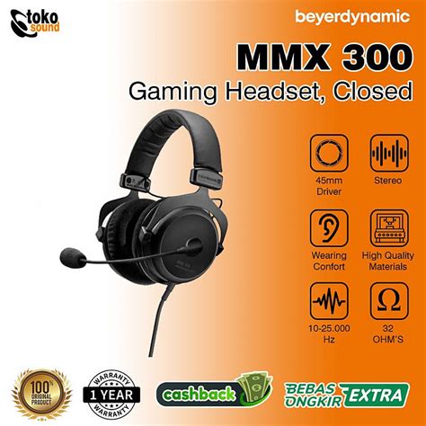 RECORDING & DAW » HEADPHONES & EARPHONE » Beyerdynamic MMX 300 2nd Gen ...