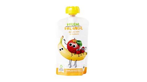 Freche Freunde Bio Quetschie Banane Apfel Erdbeere Himbeere Flink