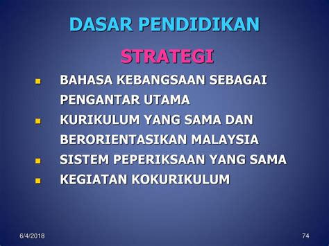 Strategi Dasar Pendidikan Kebangsaan Amelia Hamilton