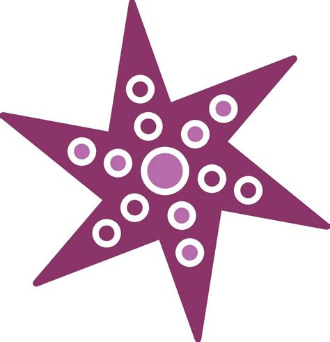 Starfish Glyph Two Colour Icon Vector Art At Vecteezy