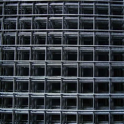 Black Square Hole Galvanized High Impact Strength Mild Steel Welded Wire Mesh At Best Price In