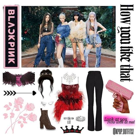 🦋K-pop inspired outfits 🦋 в Instagram: «🖤💖Ha, How you like that?💖🖤 MV ...