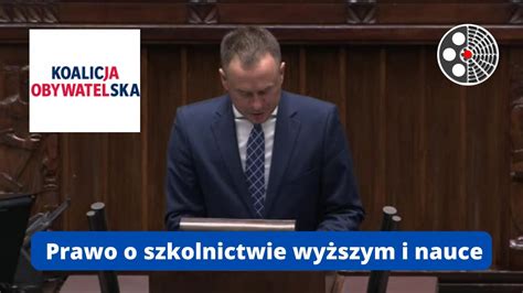 Piotr Borys Prawo o szkolnictwie wyższym i nauce YouTube