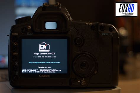 EOSHD Tests The New Magic Lantern Unified On 5D Mark II EOSHD