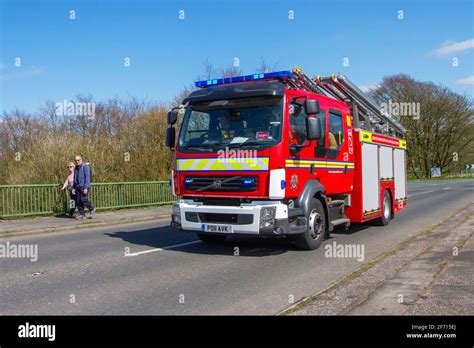 Lancashire Fire and Rescue Service, FRS 999 emergency vehicle, rescue firefighter, safety ...