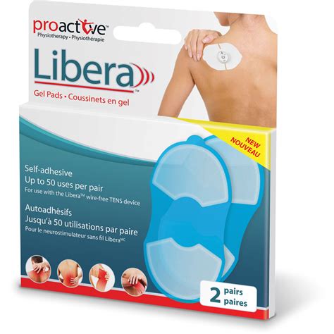 ProActive Self Adhesive Gel Pads For The Libera TENS Proactive Pain